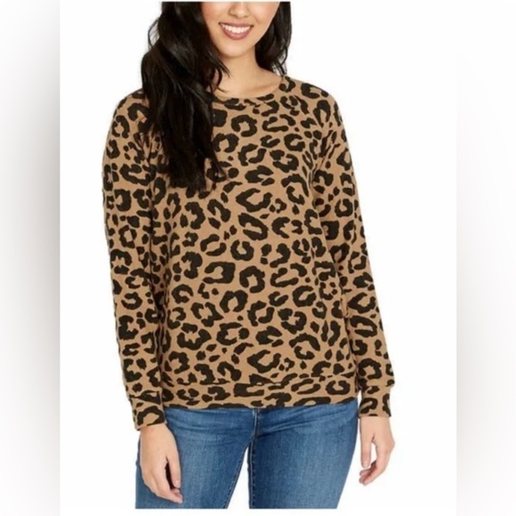 Buffalo David Bitton/ Sweater /Leopard Print Sweater/ Size S - Picture 1 of 5